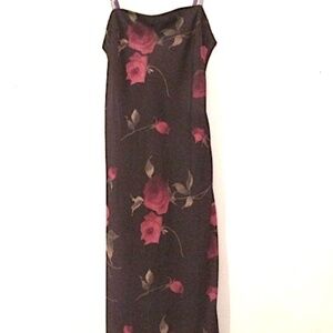 Sleeveless Sheer Maxi Dress by Ruby, Size M